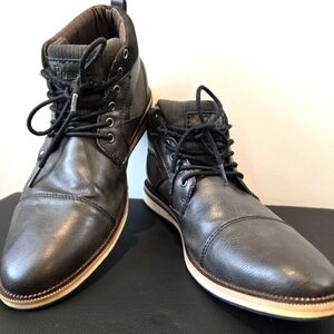 GH Bass Spencer Tie Up Ankle Boot Gray Size 9M